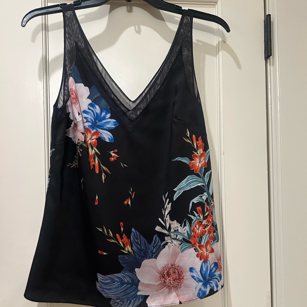 Ted Baker Black Camisole with Floral Print